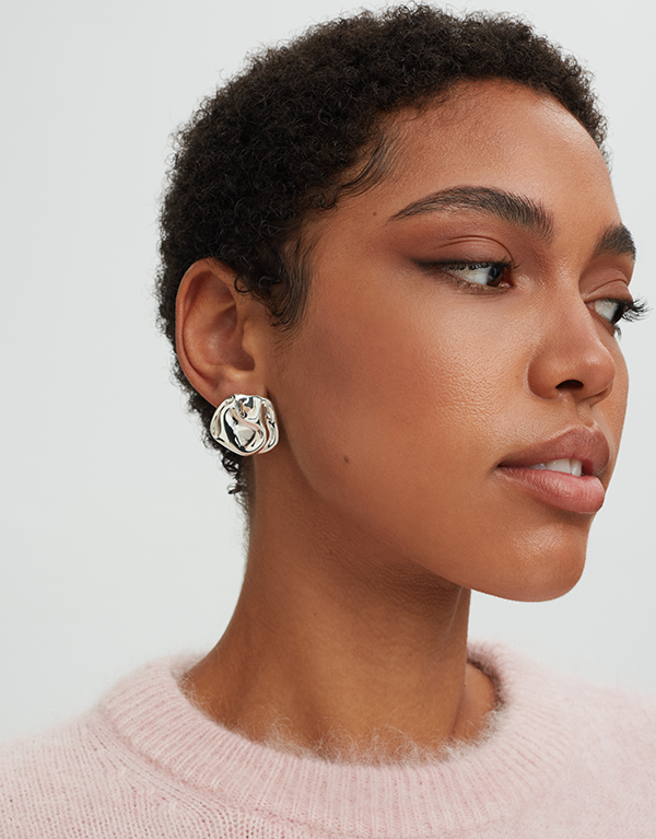 Selene Earrings in Silver
