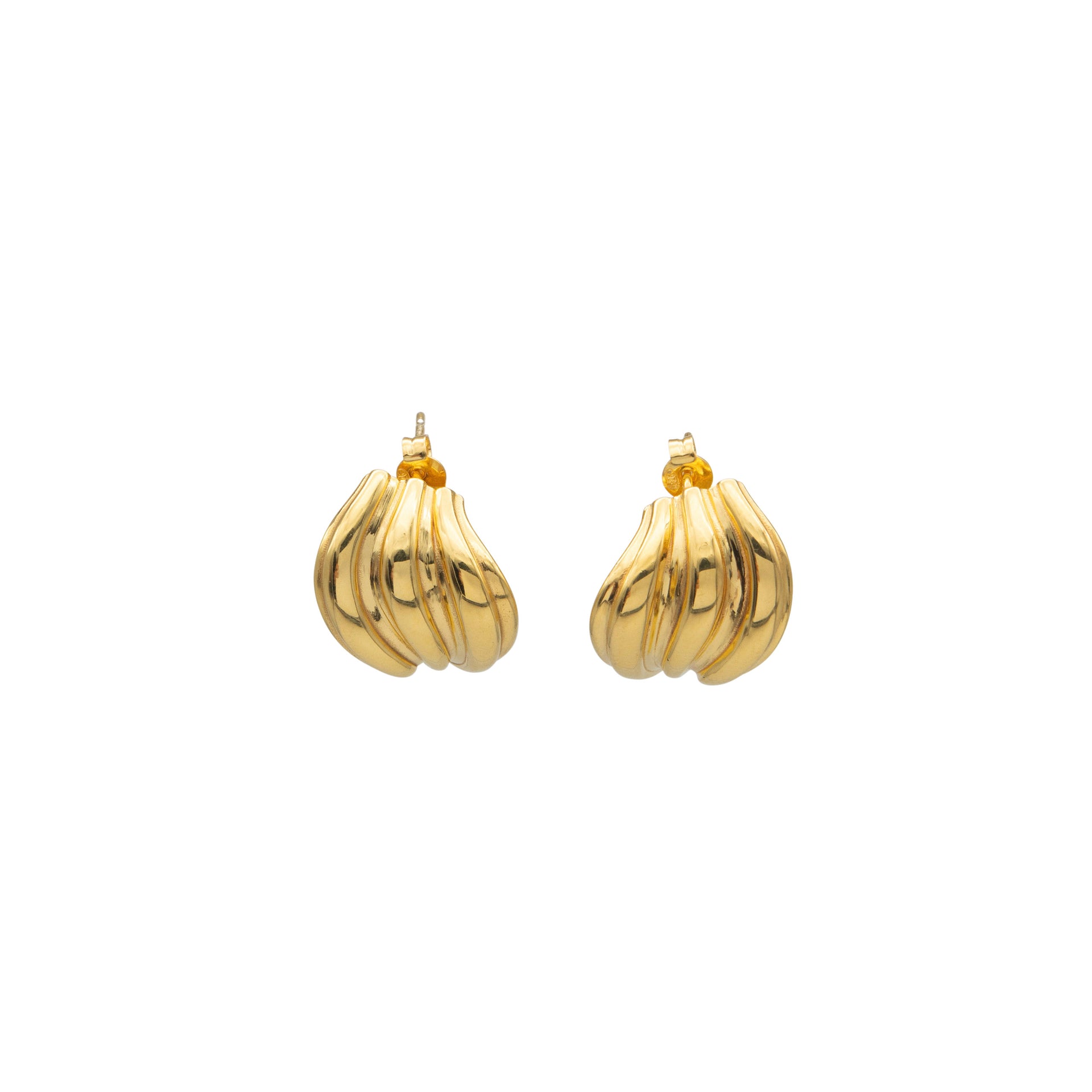 Veil Earrings in Gold