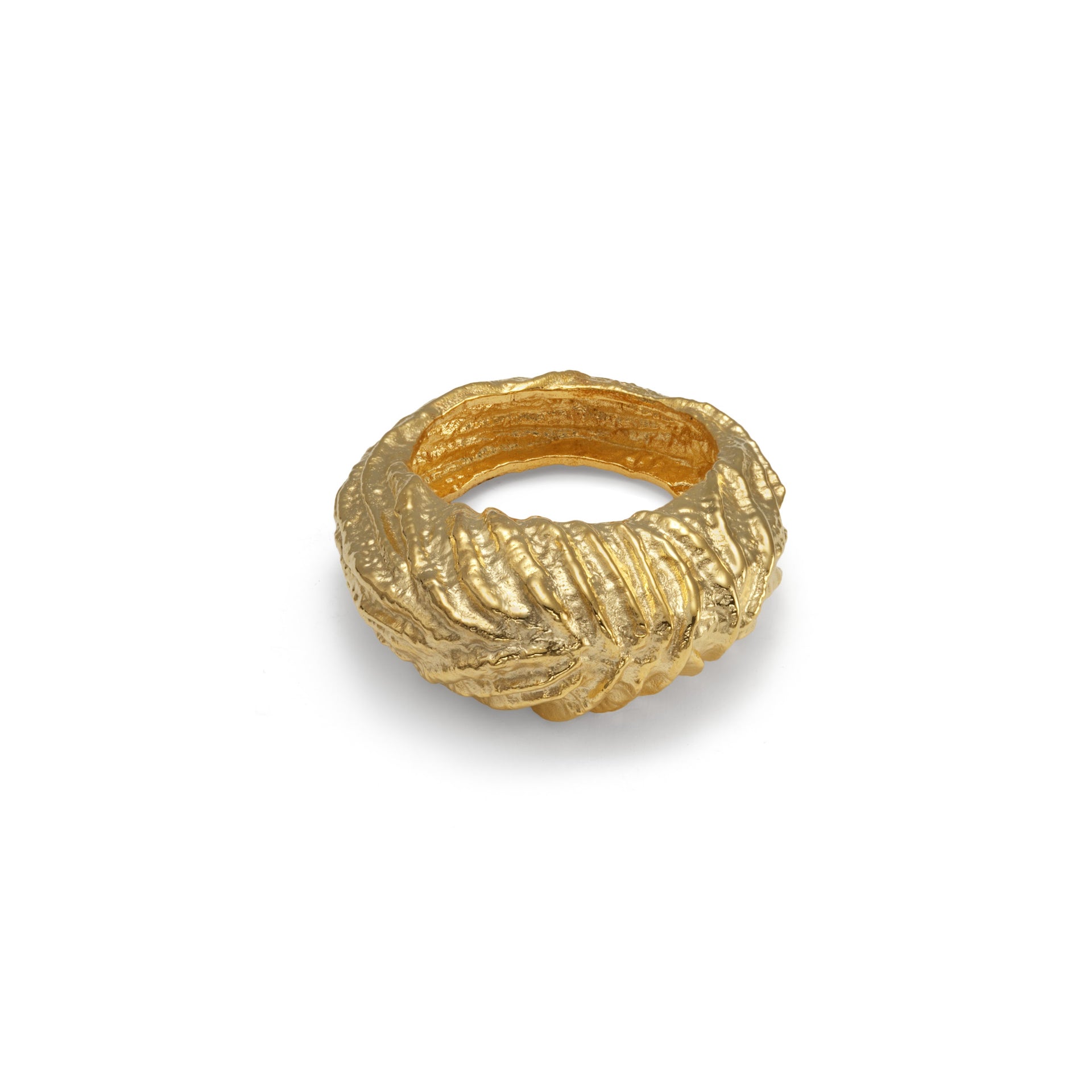 SEASHELL TEXTURED RING