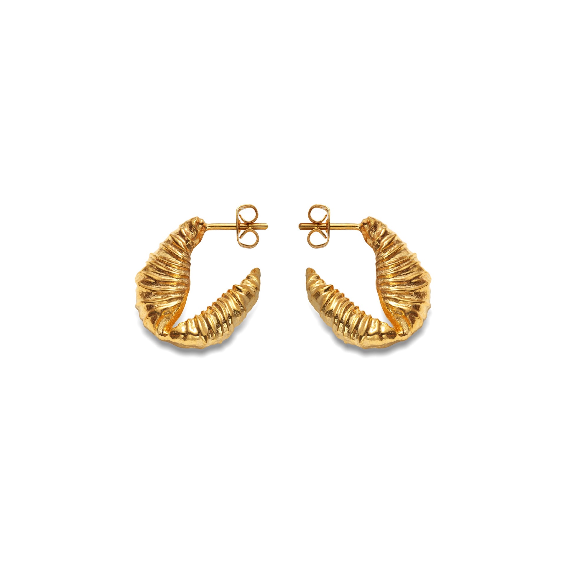 SEASHELL HOOP EARRINGS