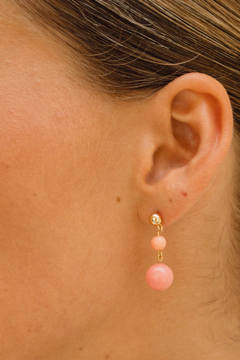 Flamingo Drops Earring