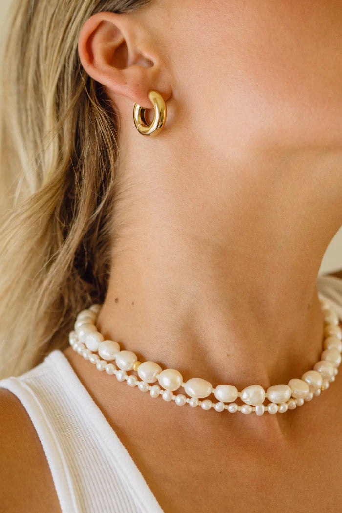 Petit Stellar Pearly Necklace