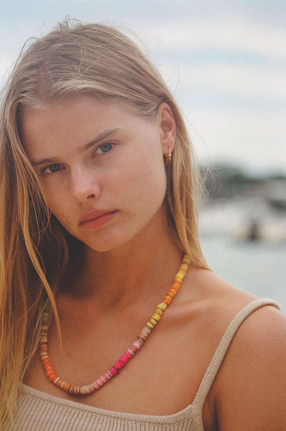 Petit Swell Hoop - Amber
