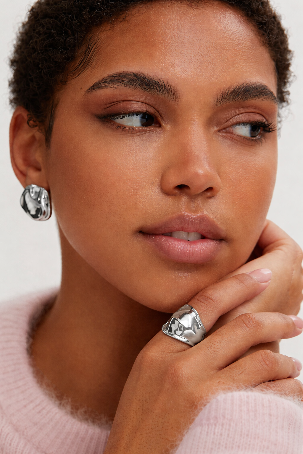 Selene Ring in Silver