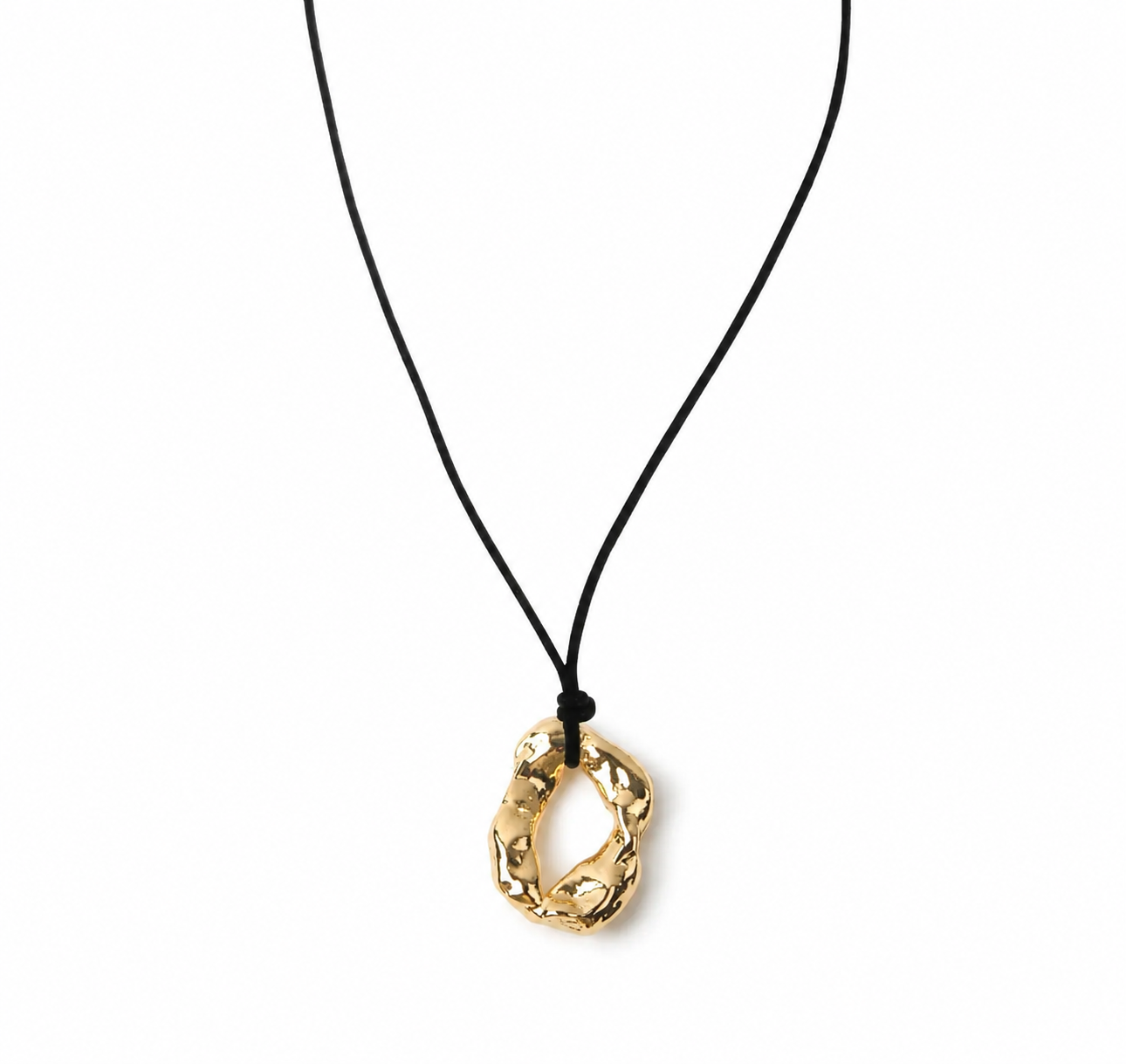 Donut Silk cord Necklace
